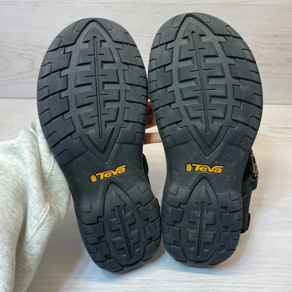 Teva Mens 11 Tanza Sandals Sport Hiking Black Grey 1006912 Outdoor Walking